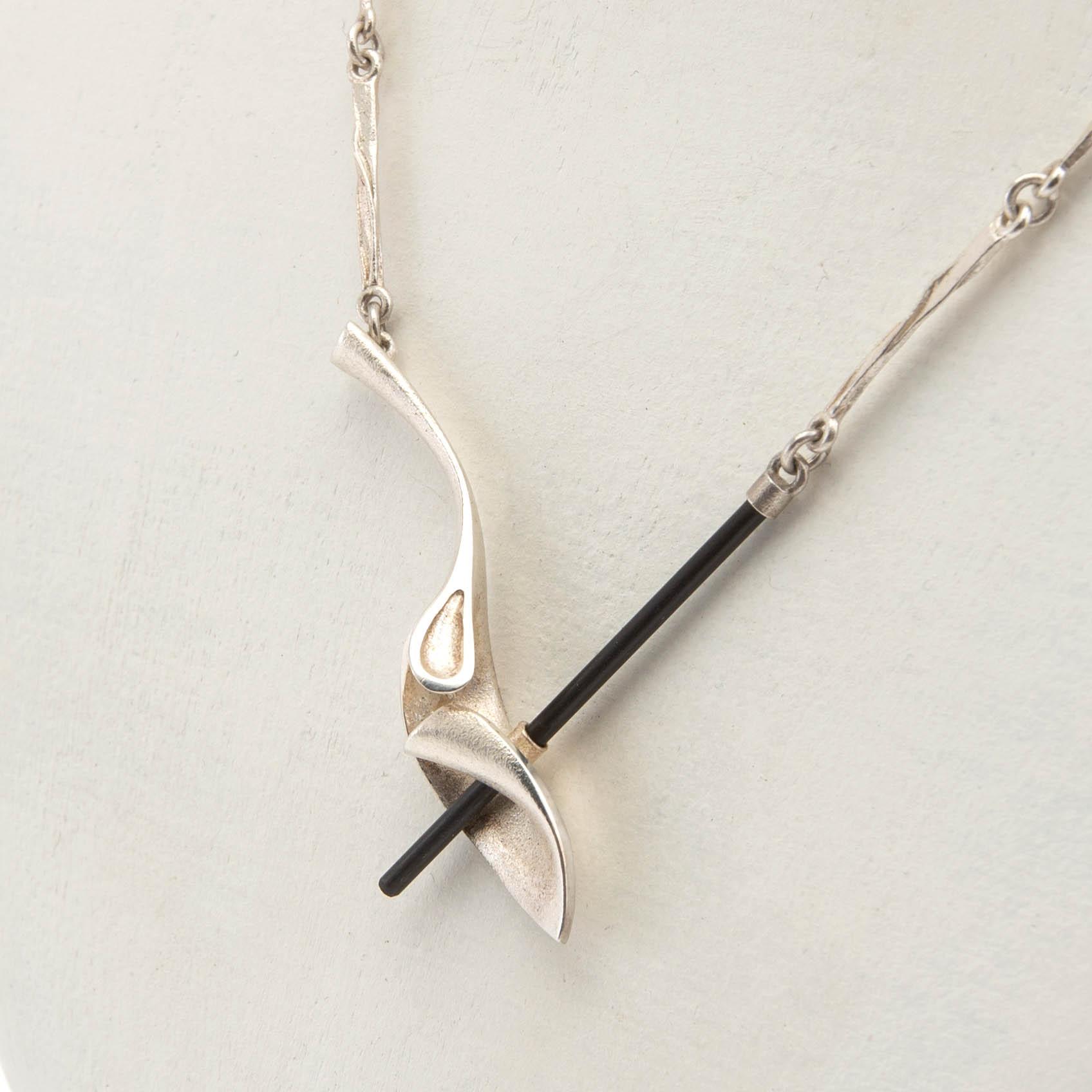 Pekka Hirvonen necklace "Contact" Lapponia Finland 2002.