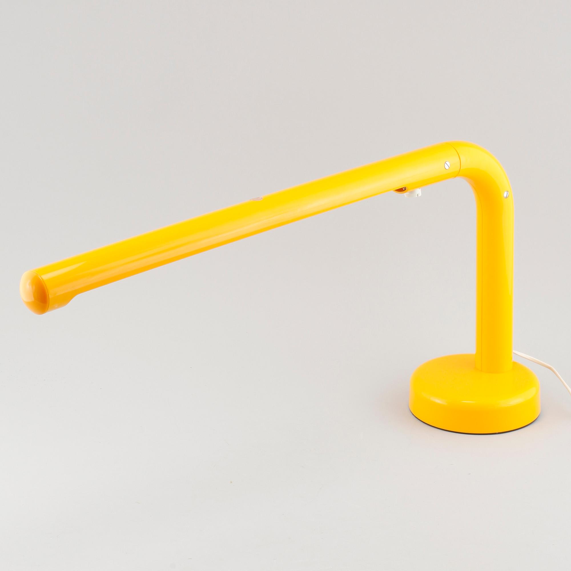 ANDERS PEHRSON, bordslampa, "Tuben", Atelje Lyktan, Åhus, 1900-talets andra hälft.