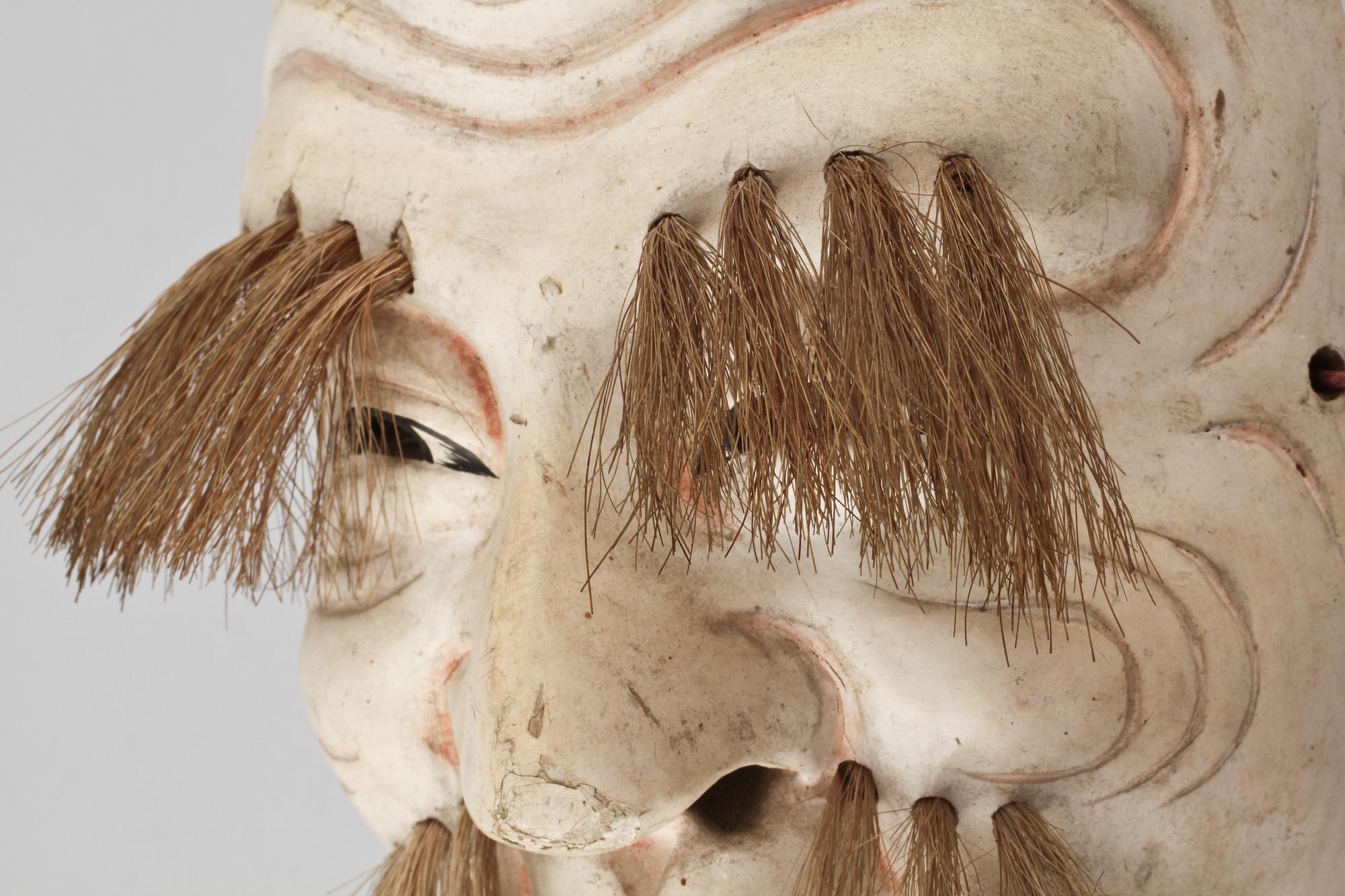 NOH-MASKER, 3 st, Japan, 1900-tal.