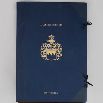 OLOF RUDBECK D.Y., efter. "Portföljen" samt "Fogelboken", två band. René Coeckelberghs Editioner, Stockholm, 1985-6.