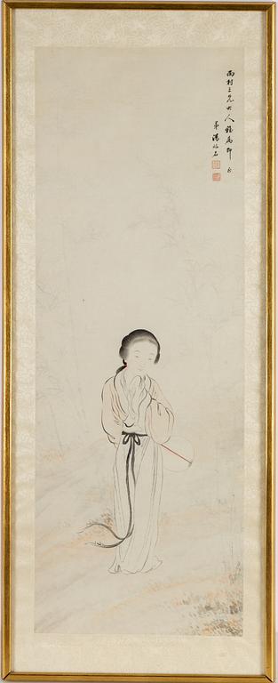 UNIDENTIFIED ARTIST,a chinese painting, ink and color on paper, 20th century.