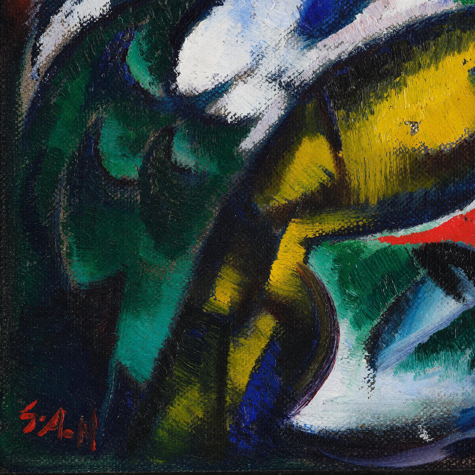 Gösta Adrian-Nilsson, "Gul Figur".