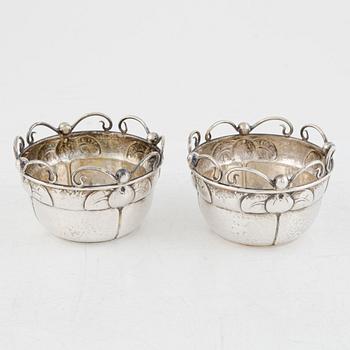 A Pair of Danish Silver Bowls, by Anton Michelsen, Copenhagen 1919.