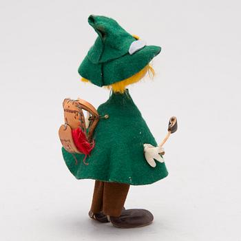 A 1950-60s Moomin character Snufkin  by Atelier Fauni, Finland.