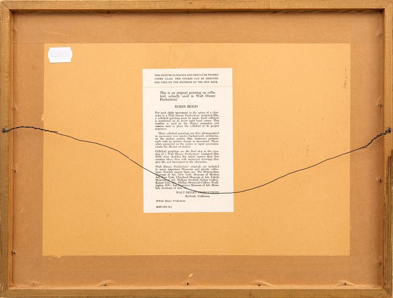 Filmcell från filmen Robin Hood Walt Disney.