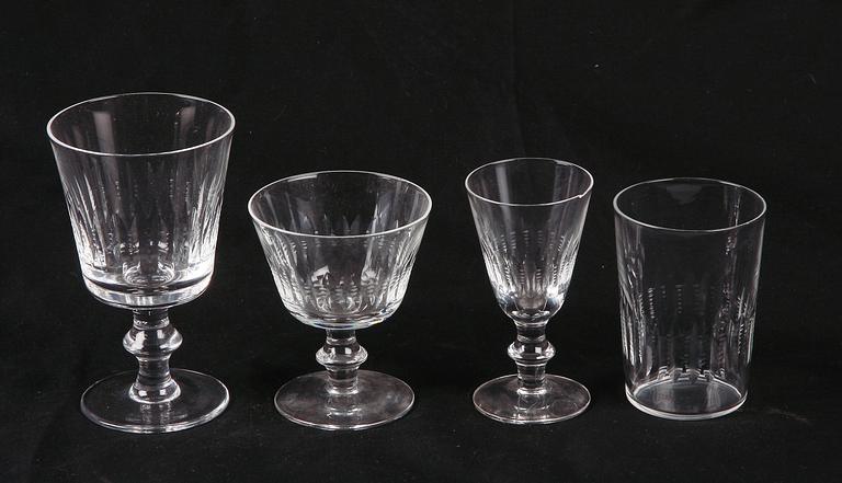 GLASSERVIS, 59 delar, "Sally", Reijmyre, 1900-talets första hälft.