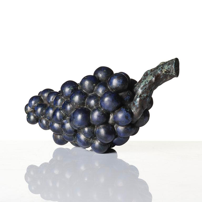 Hans Hedberg, a faience sculpture of a bunch of grapes, Biot, France.