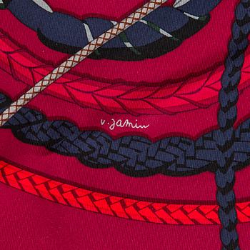 Hermès, scarf, "Fouets et Badines".