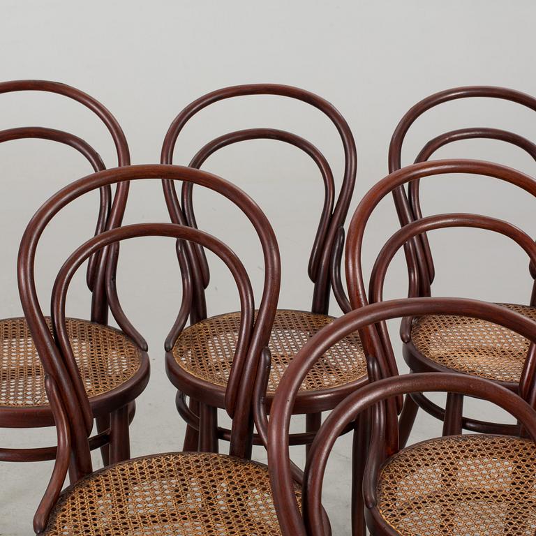 SIX THONET CHAIRS.