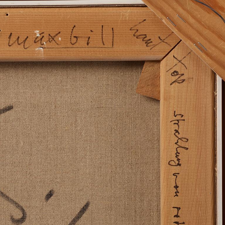 Max Bill, "Strahlung von rot zu blau".