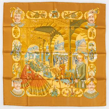Hermès, a 'Splendeur des Maharajas' twill silk scarf.