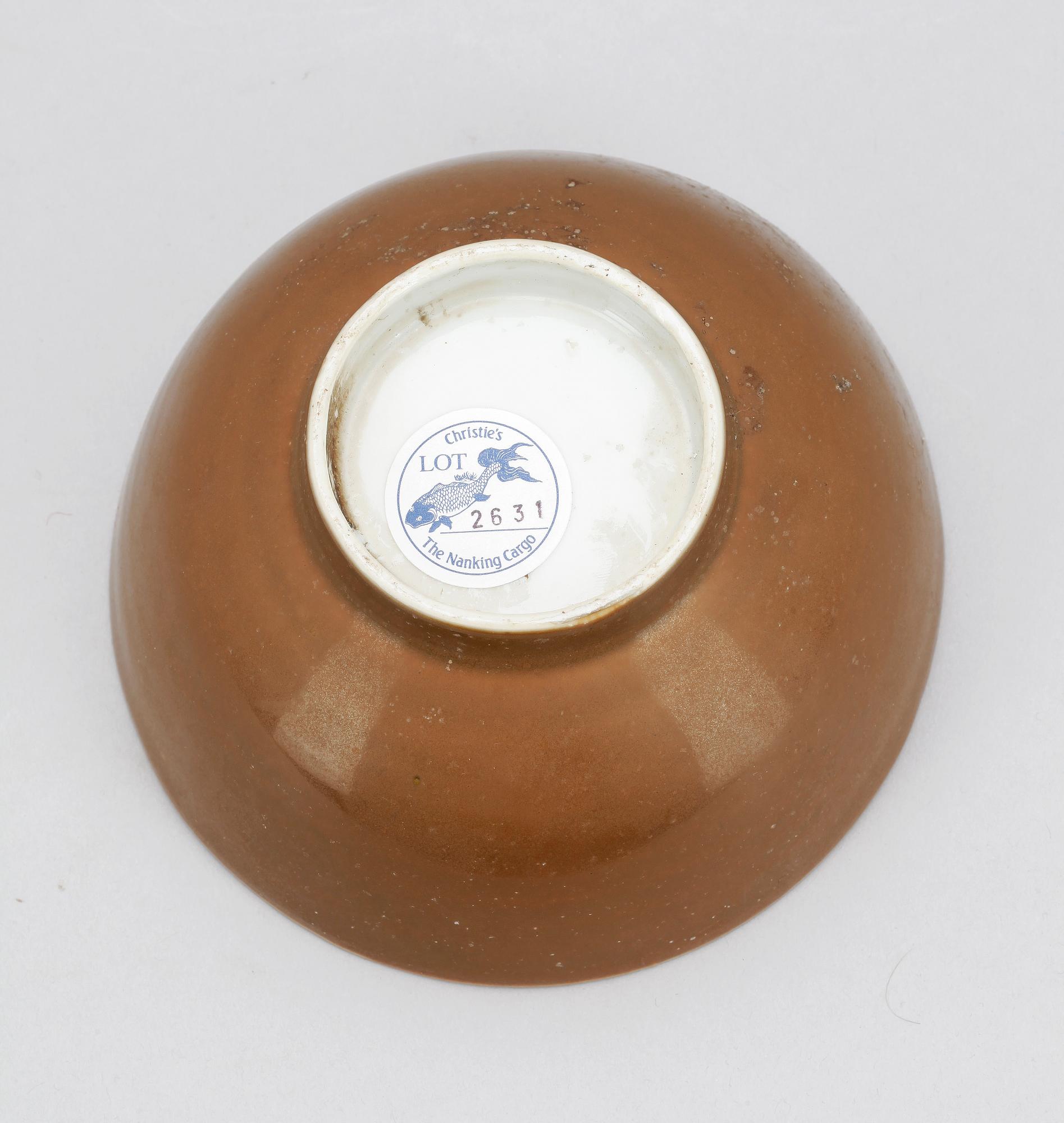 SKÅL, porslin, Kina, Qianlong, 1700-talets första hälft.
