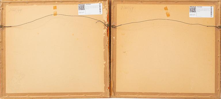 Richard Houston, färgmezzotinter, 6 st, Efter James Seymoure och Thomas Spencer. Daterade i tryck 1755-56.