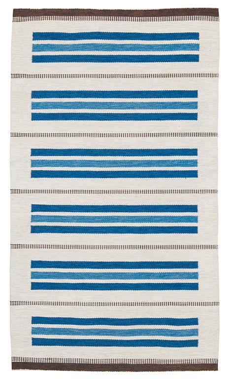 RUG. Flat weave. 215,5 x 124,5 cm. Sverige omkring 1960.