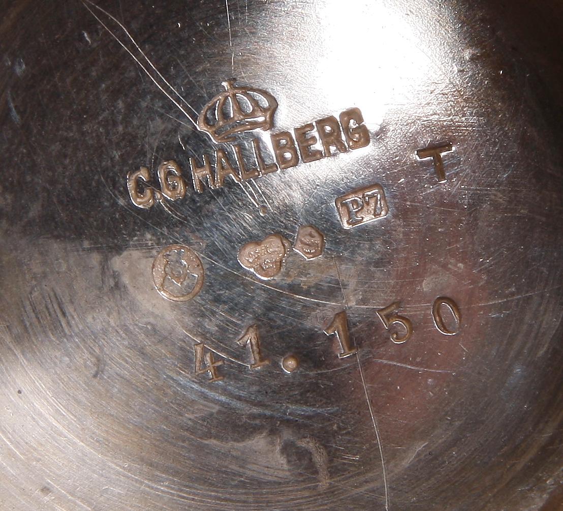 PARTI SILVER, 5 delar. 1900-tal.