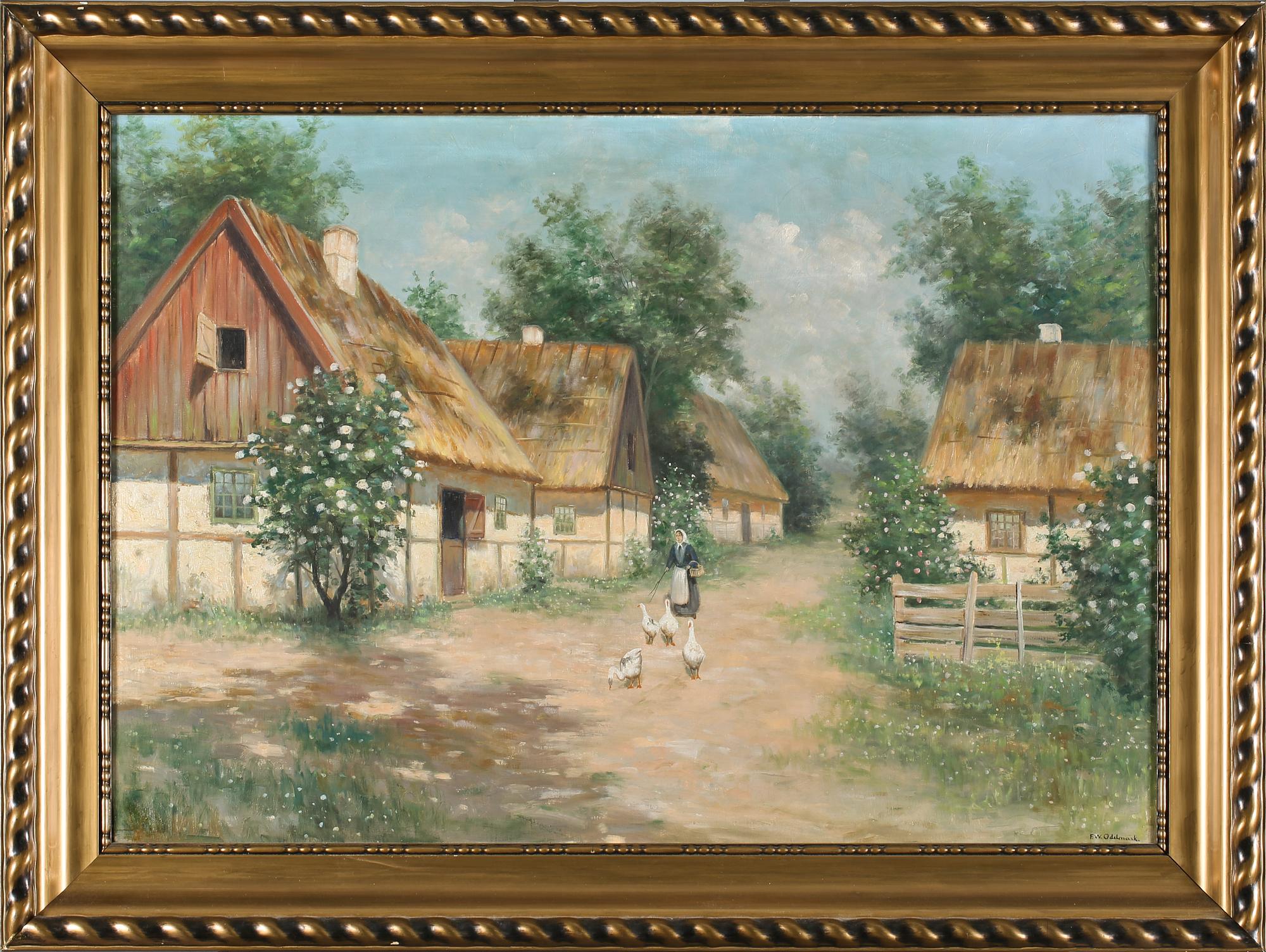 FRANS WILHELM ODELMARK, olja på duk, signerad.