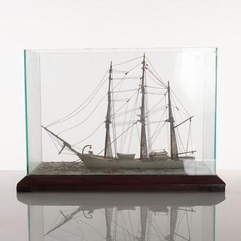 A ship model, mid-20th Century.