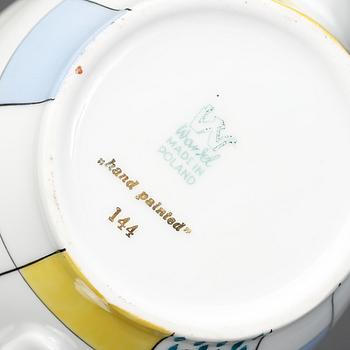 KAFFESERVIS, porslin, Polen, 1950-tal.