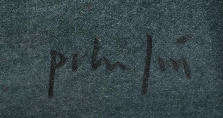 PETER FRIE, färglitografi, sign o numr 84/150.
