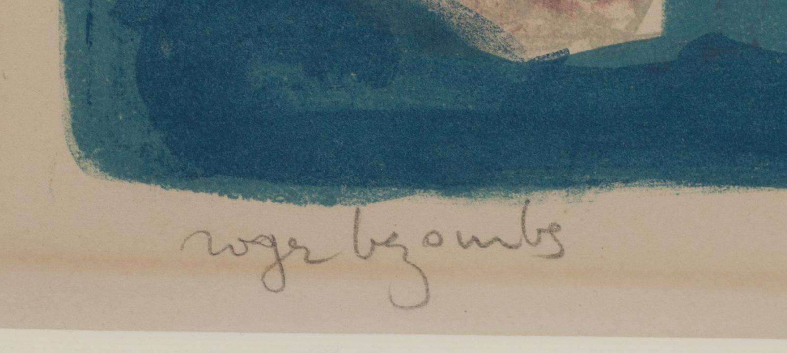 ROGER BEZOMBES, färglitografi, signerad och numrerad epreuve d´artiste VI/XXX.
