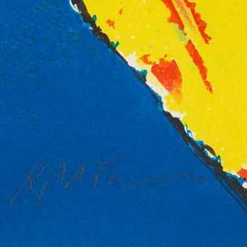 KJARTAN SLETTEMARK, färglitografier, 2 st, signerade 112/250, 115/250.