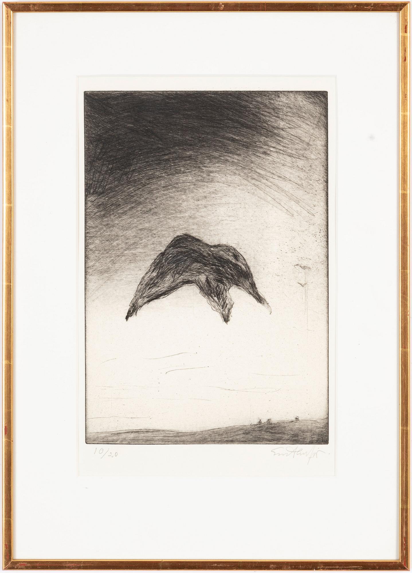 Evert Lundquist, "Den svarta fågeln".