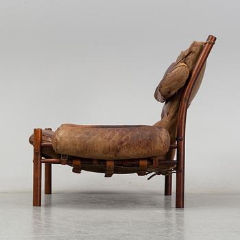 Arne Norell, an 'Inca' stained beech easy chair, Norell Möbel AB, 1970's.