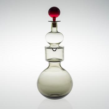 KAJ FRANCK, A DECANTER. The Bells of Kremlin. Signed K. Franck, Nuutajärvi Notsjö -55.