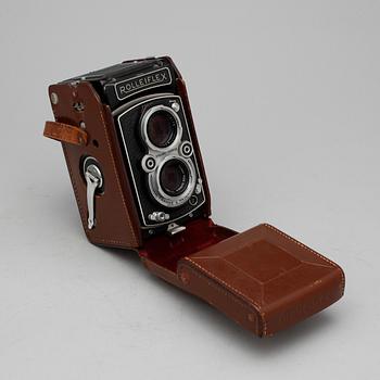 KAMERA, Rolleiflex 3.5 , nr 1281258, Franke & Heidecke, Tyskland, 1950-tal.