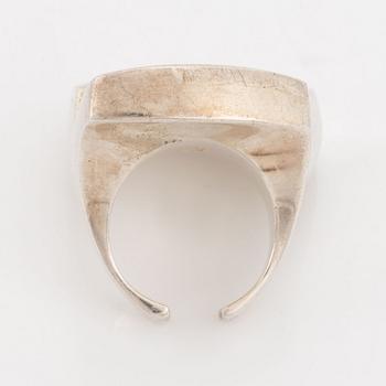 Poul Havgaard, Lapponia, ring, sterling silver.