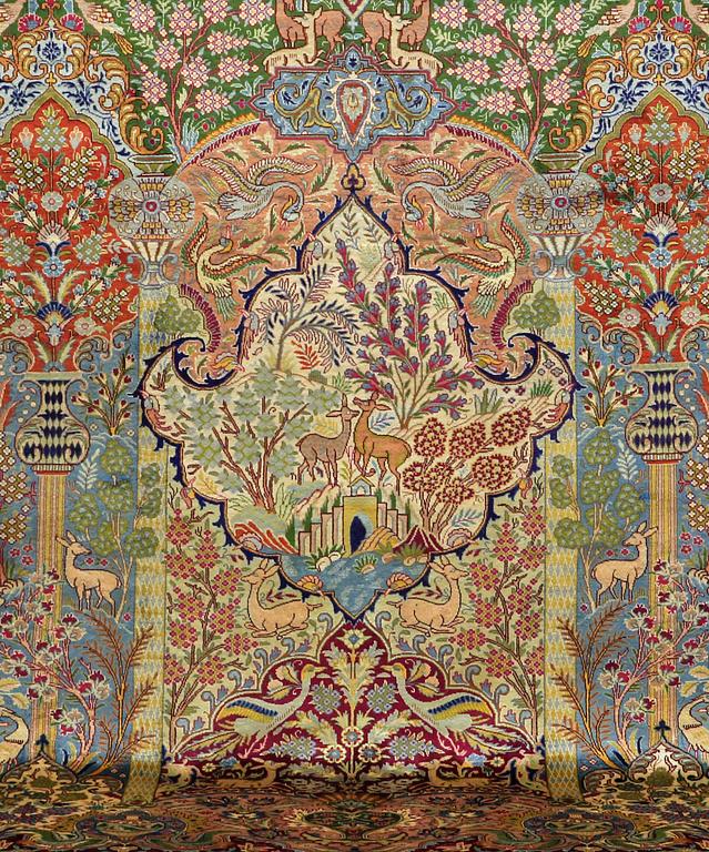 Matta, Kashmar, ca 335 x 249 cm.