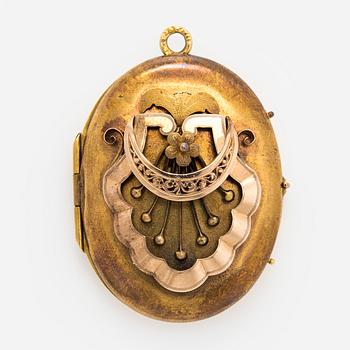 Medaljonki, 14K (56) kultaa, Venäjä.