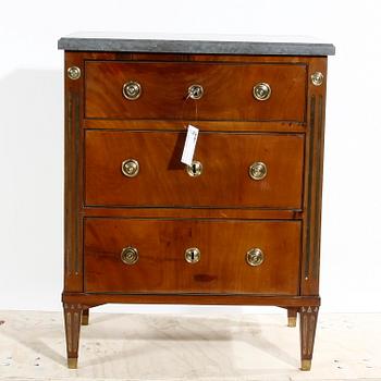 BYRÅ, sengustaviansk, omkring sekelskiftet 1800.