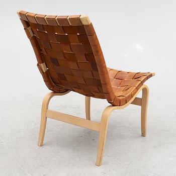 Bruno Mathsson, fåtölj, "Arbetsstolen", Firma Karl Mathsson, Värnamo 1968.