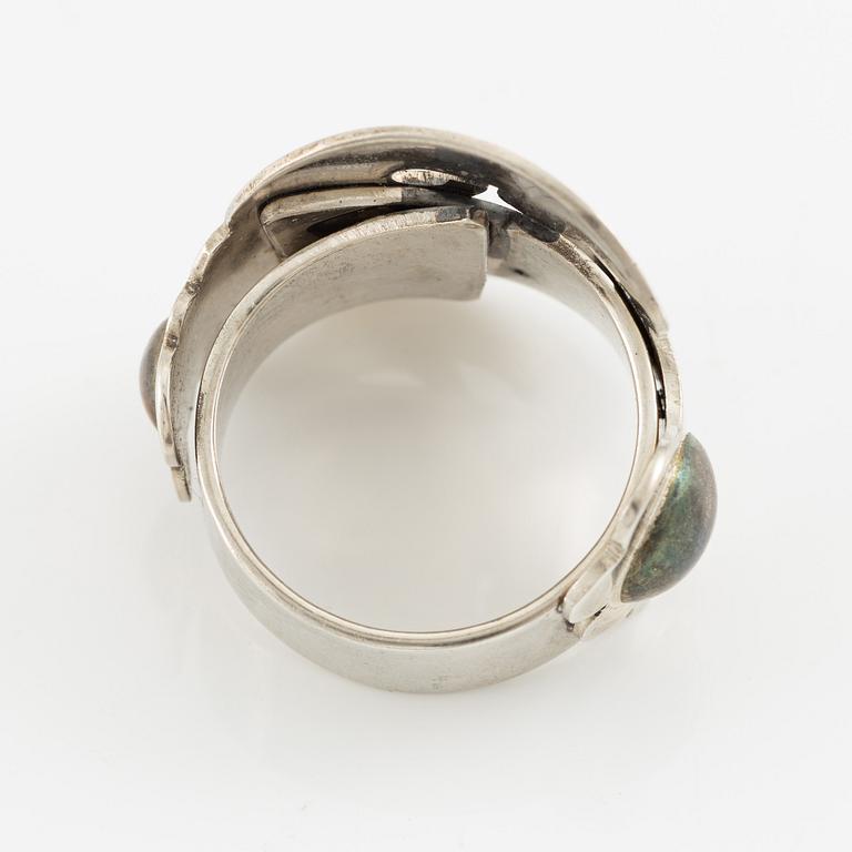 Jan-Christer Lundqvist, ring, sterlingsilver, Skövde 1997.