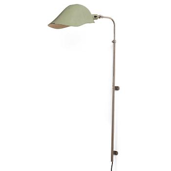 208. Gunnar Asplund, vägglampa, "Typ 16". Proveniens: Rådhuset i Göteborg 1936. Sannolikt utförd av Arvid Böhlmarks Lampfabrik.