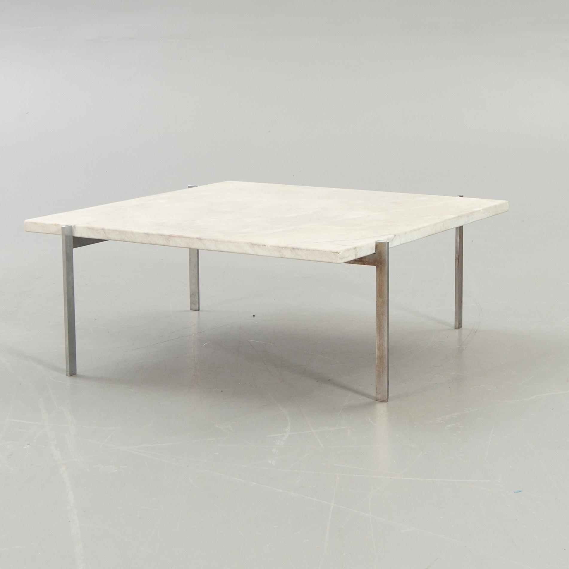Poul Kjaerholm, a coffee table "PK 61", Fritz Hansen 1988.