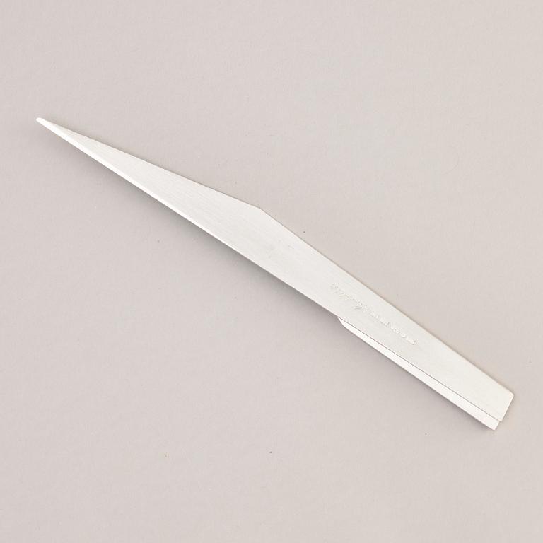 Rolf Lindståhl, a sterling silver letter opener, Stockholm, 2000.