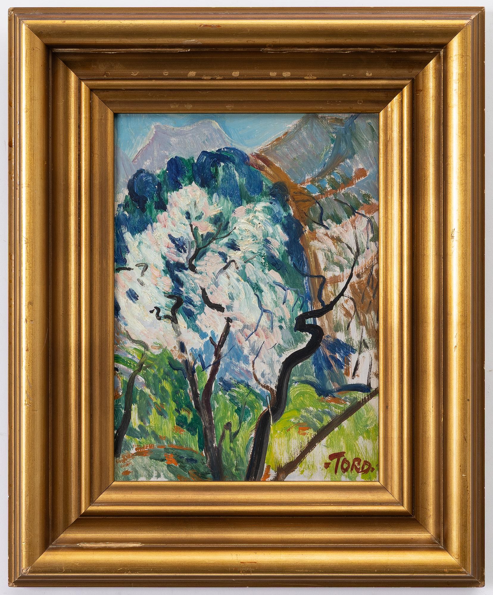 Tord Leander-Engström, Mountain landscape.