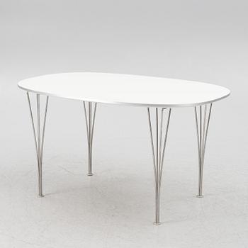 Bruno Mathsson & Piet Hein, a dining table, 'Superellipse', Fritz Hansen, Denmark, 2015.