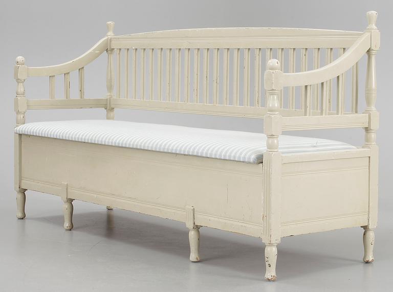 SOFFA, gustaviansk stil, 1800/1900.