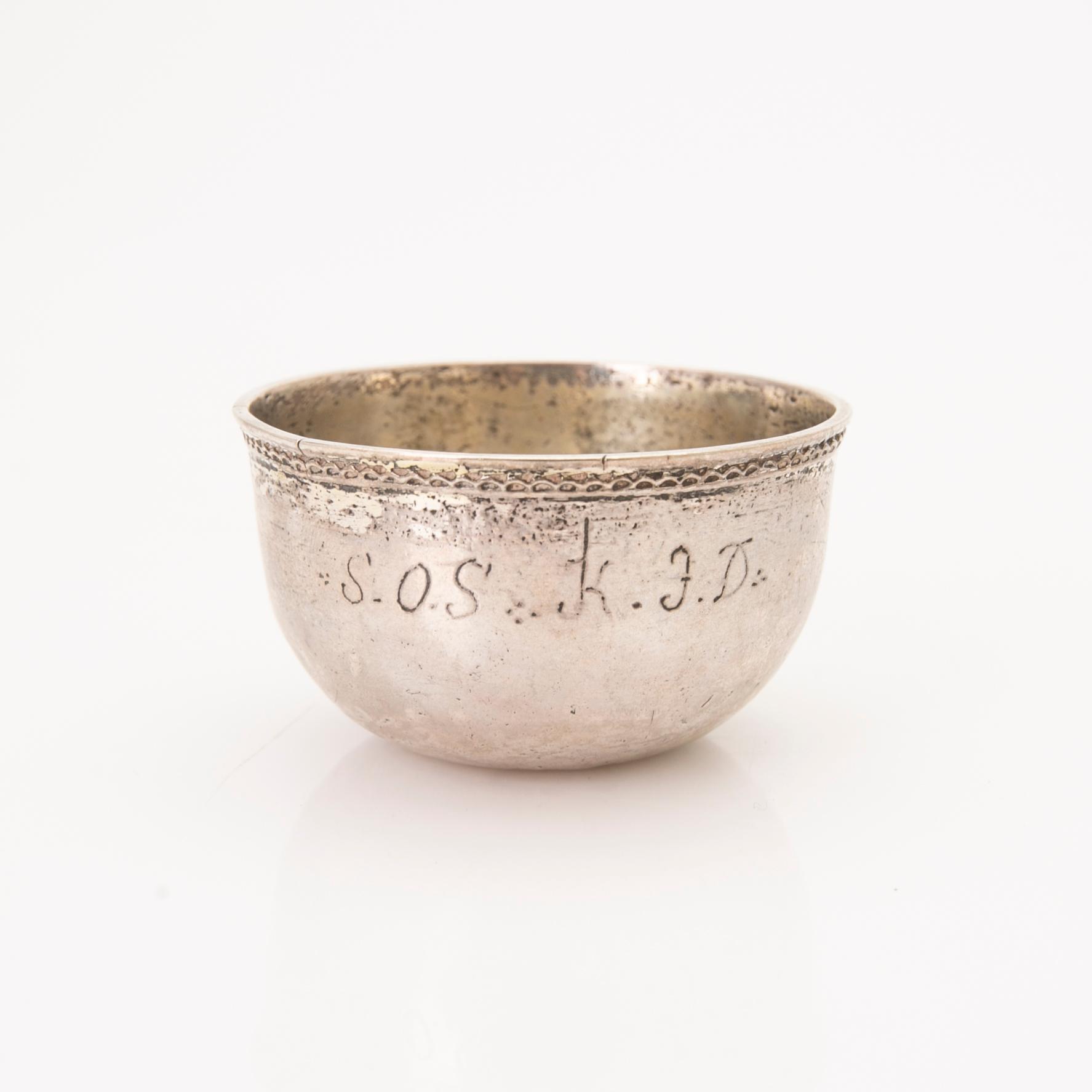 Tumbler, silver, Hans Stadius (active 1722–1735), Kristianstad.