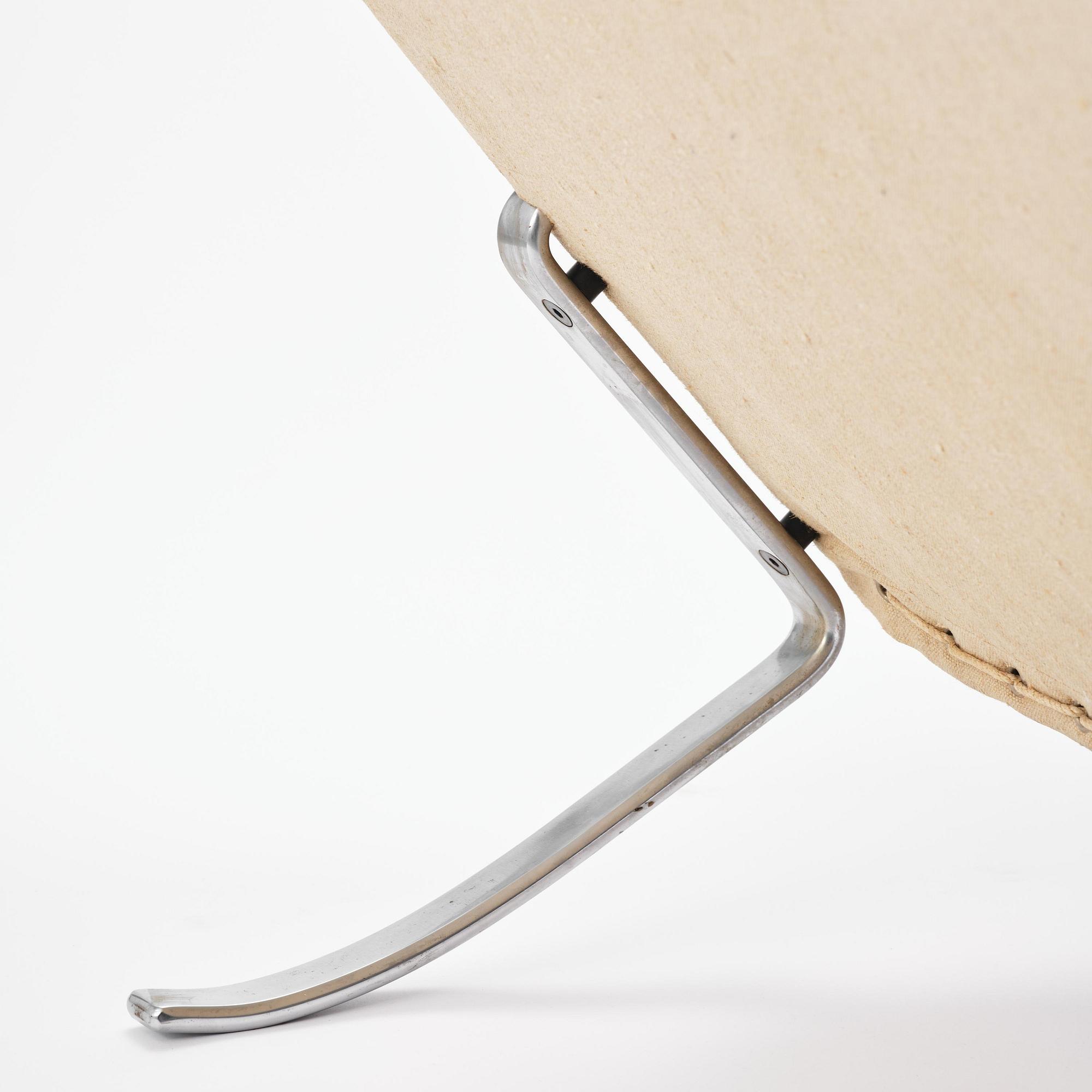 Preben Fabricius & Jørgen Kastholm, fåtölj, "Grasshopper", modell "FK-87", Alfred Kill, Danmark, 1960-70-tal.