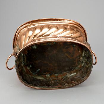 VINKYLARE, koppar, barockstil, 1800/1900-tal.