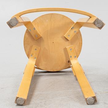 Alvar Aalto, a pair of model 'K65' birch bar chairs, Artek, Finland.