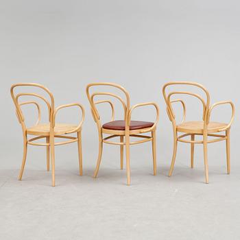 KARMSTOLAR, 3 st, Thonet, 1980-tal.