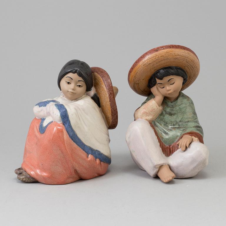 Two figurines by Nadal, Spain, from the latter half of the 20th century.