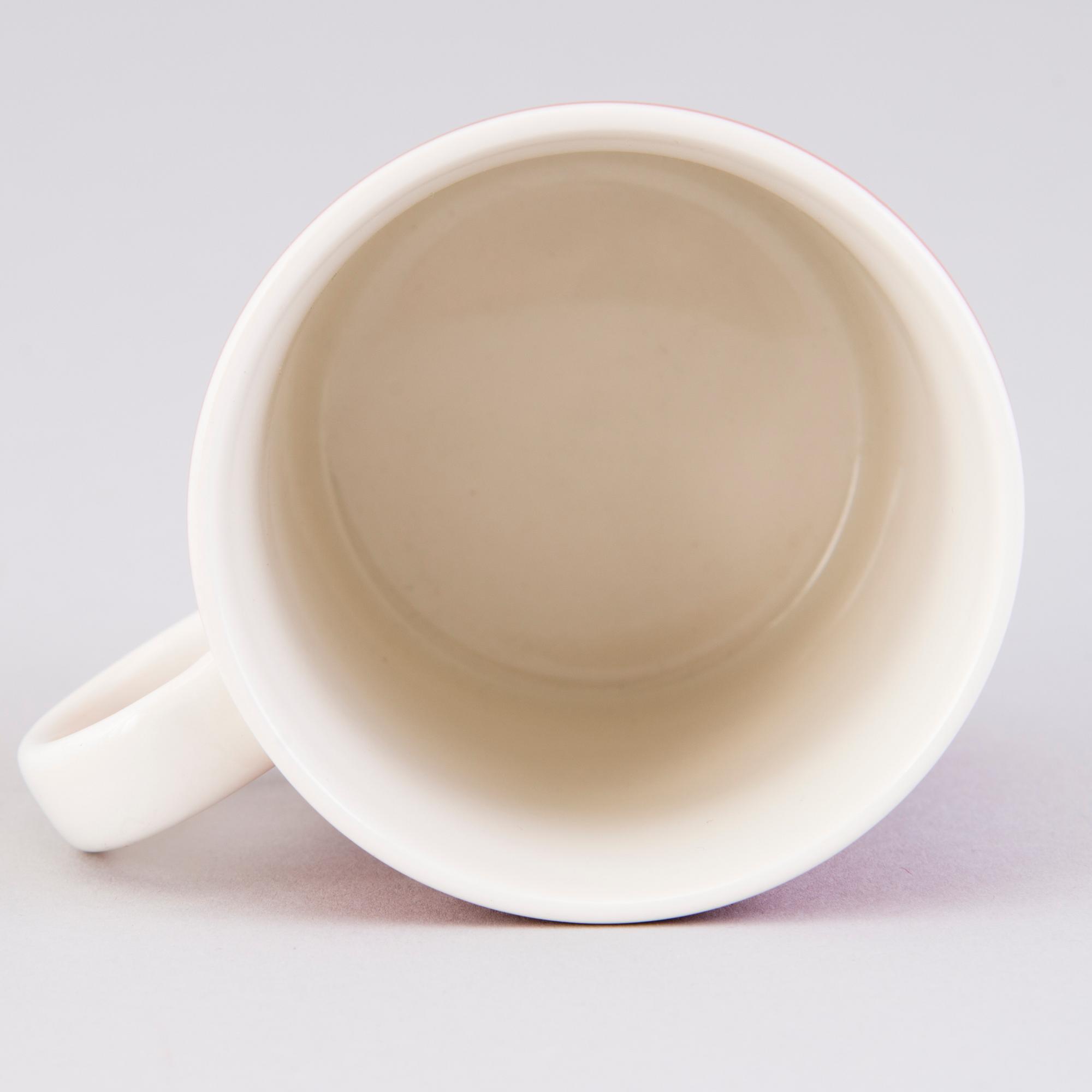 MUMINMUGG, porslin, "Mug mörk rosa",  Moomin Characters, Arabia 1991-1999.