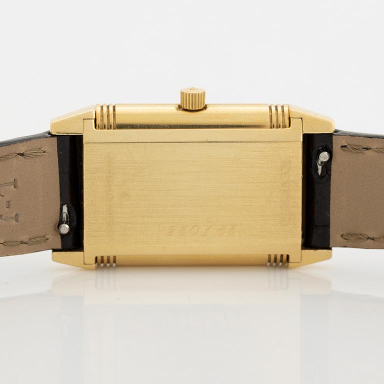 Jaeger-LeCoultre, Reverso, wristwatch, 19,5 x 28,5 (33) mm.