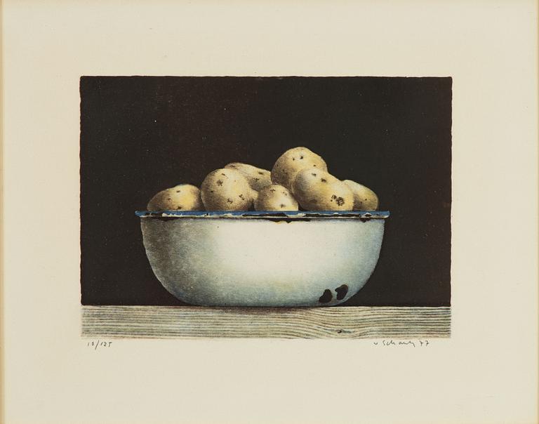 Philip von Schantz, "Potatis
mot mörk fond".